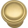 Jeffrey Alexander 1-1/4" Diameter Brushed Gold Tiffany Cabinet Knob 658BG